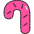 Candy Cane Icon from Stickies Colors - Free Set