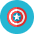 Captain Shield Icon from Kameleon Colors - Free Set