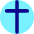 Christian Cross 2 Icon from Core Pop - Free Set