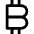 Currency Bitcoin Icon from Nova Line Set