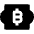 Currency Note Bitcoin Icon from Nova Solid Set