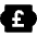 Currency Note Pound Icon from Nova Solid Set | Free Download as SVG Vector and Transparent PNG | Streamline icons