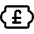 Currency Pound Bill Icon from Ultimate Regular Set