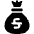 Currency Sign Hryvnia Bag Icon from Ultimate Bold Set