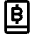 Cypto Currency Mobile Smartphone Icon from Nova Line Set