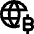 Global Currency Market Bitcoin Icon from Nova Line Set