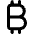 Bitcoin Icon from Core Remix Set