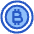 Bitcoin Circle 1 Icon from Plump Duo Set