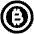 Bitcoin Circle 1 Icon from Plump Remix Set