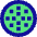 Cardano Circle Icon from Sharp Pop Set