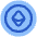 Ethereum Circle Icon from Plump Flat Set