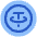 Tether Circle Icon from Plump Flat Set