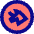 Uniswap Circle Icon from Sharp Pop Set