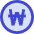 Won Circle Icon from Sharp Duo Set