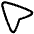 Arrow Cursor 2 Icon from Plump Line Set