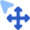 Arrow Cursor Move Icon from Core Flat Set