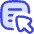 Contextual Menu Pointer Tail Arrow Icon from Flex Duo Set