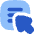 Contextual Menu Pointer Tail Arrow Icon from Flex Flat Set