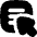 Contextual Menu Pointer Tail Arrow Icon from Flex Solid Set