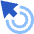 Cursor Drag Click Icon from Sharp Flat Set