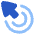 Cursor Drag Click Icon from Plump Flat Set