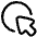 Cursor Highlight Icon from Plump Line Set