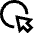Cursor Highlight Icon from Sharp Line Set