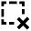 Cursor Remove Selection Icon from Sharp Solid Set