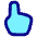 Hand Cursor Icon from Plump Pop Set