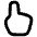 Hand Cursor Icon from Plump Remix Set