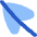 Pointer Arrow Slash Icon from Flex Flat Set