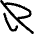 Pointer Arrow Slash Icon from Flex Line Set