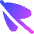 Pointer Arrow Slash Icon from Flex Gradient Set