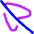 Pointer Arrow Slash Icon from Flex Neon Set