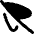 Pointer Arrow Slash Icon from Flex Remix Set