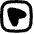 Pointer Arrow Square Icon from Flex Remix Set