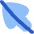 Pointer Tail Arrow Slash Icon from Flex Flat Set