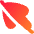 Pointer Tail Arrow Slash Icon from Flex Gradient Set