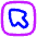 Pointer Tail Arrow Square Icon from Flex Neon Set