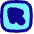 Pointer Tail Arrow Square Icon from Flex Pop Set