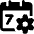 Customer Relationship Management Time Calendar Icon from Ultimate Bold Set