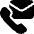 Phone Email Contact Icon from Ultimate Bold Set