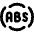 Abs Break Icon from Ultimate Bold Set