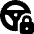 Steering Lock Warning Icon from Ultimate Bold Set