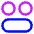 Dashboard Circle Horizontal Pill 2 Icon from Core Neon Set