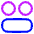 Dashboard Circle Horizontal Pill 2 Icon from Plump Neon Set