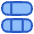 Dashboard Horizontal Pills 5 Icon from Plump Duo Set