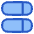 Dashboard Horizontal Pills Split Right Icon from Plump Duo Set