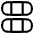 Dashboard Horizontal Pills Thirds Icon from Plump Line Set