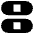Dashboard Horizontal Pills Thirds Icon from Sharp Remix Set